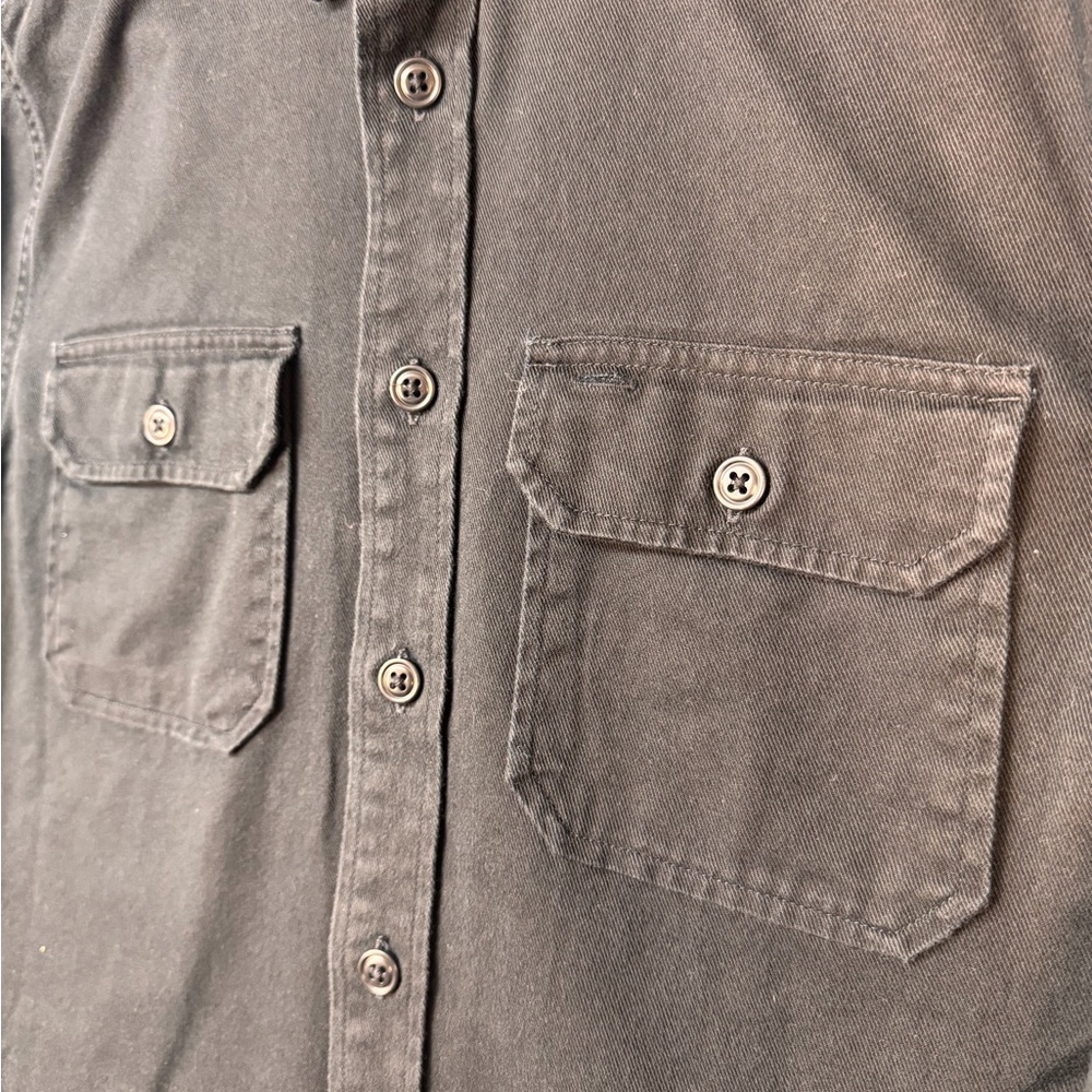 Filson Black Casual Button Down Shirt - Picture 3 of 11